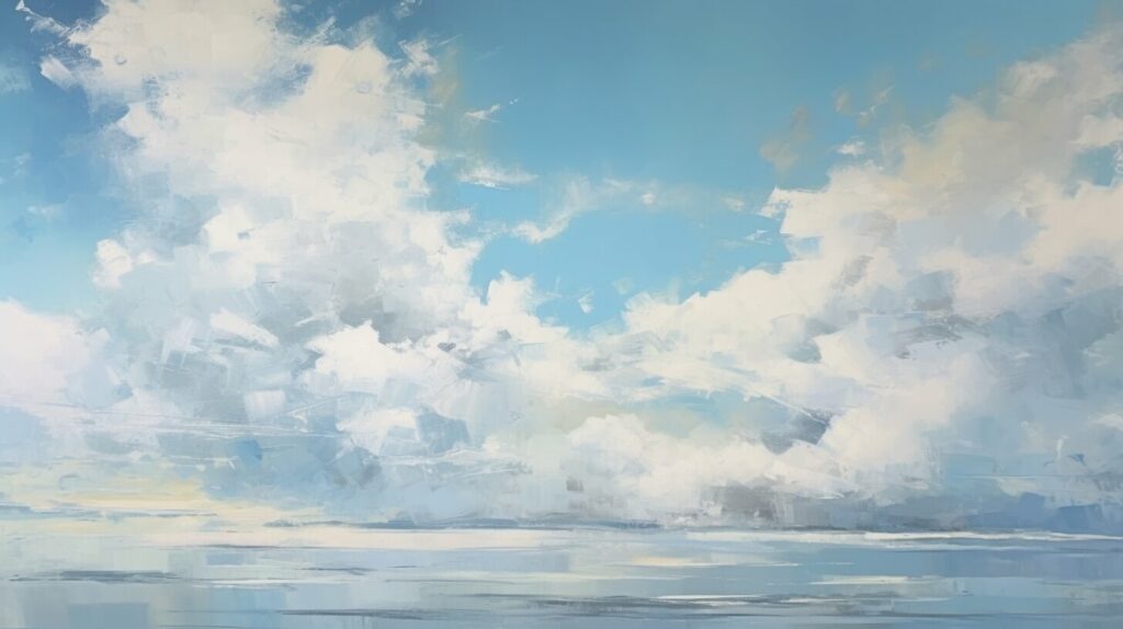 basic clouds painting techniques