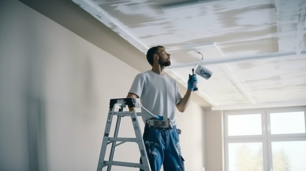professional ceiling painting techniques