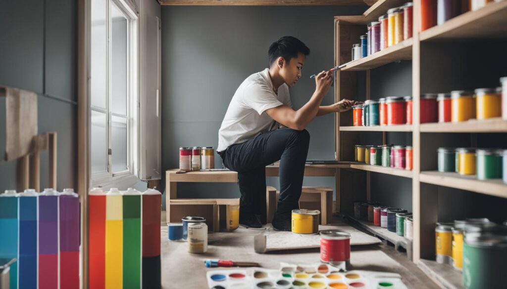 estimating paint amount for 1 room HDB